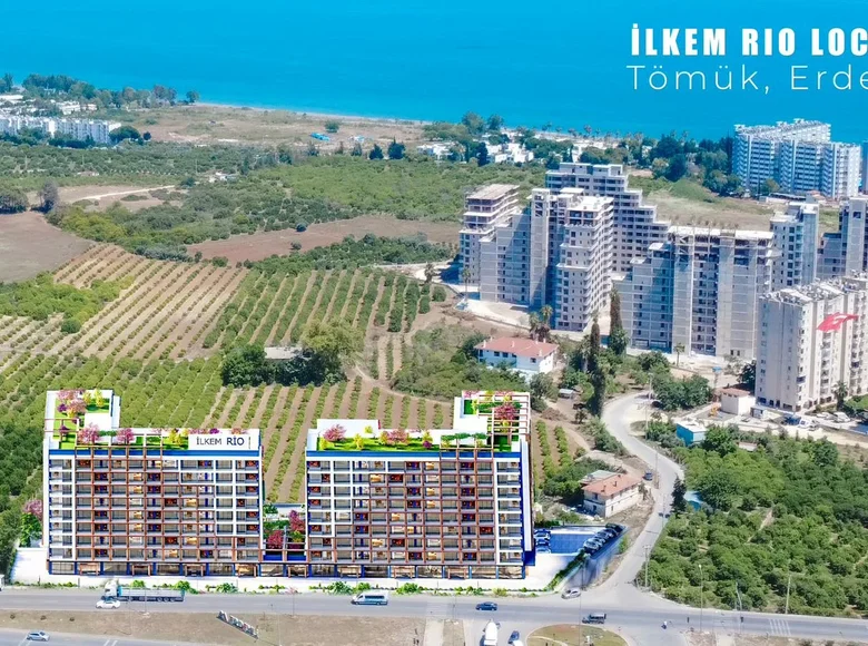 Appartement 2 chambres 54 m² Mersin, Turquie