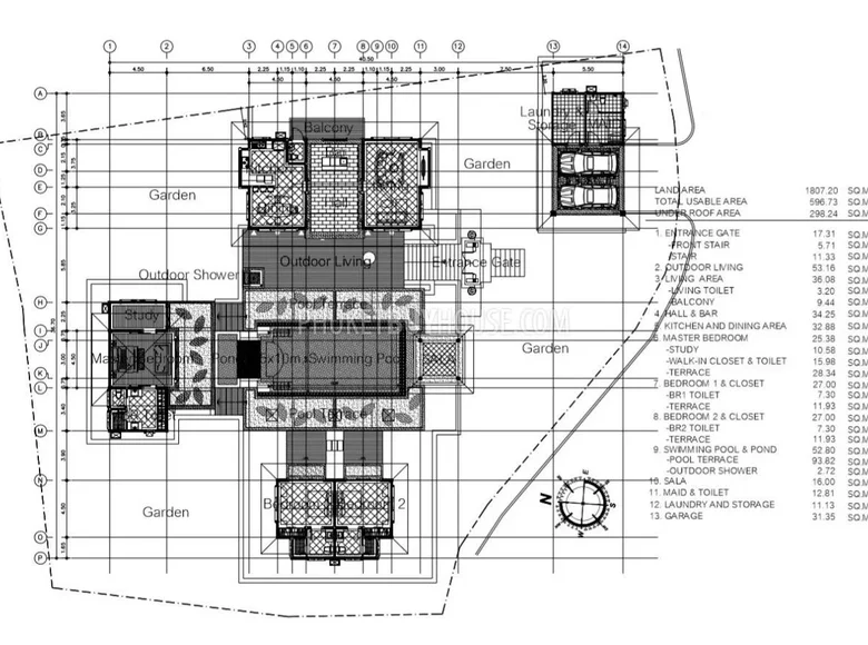 3 bedroom villa 596 m² Rawai, Thailand
