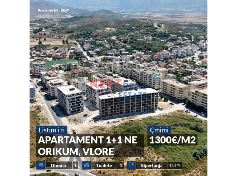 Apartamento 2 habitaciones 63 m² Orikum, Albania