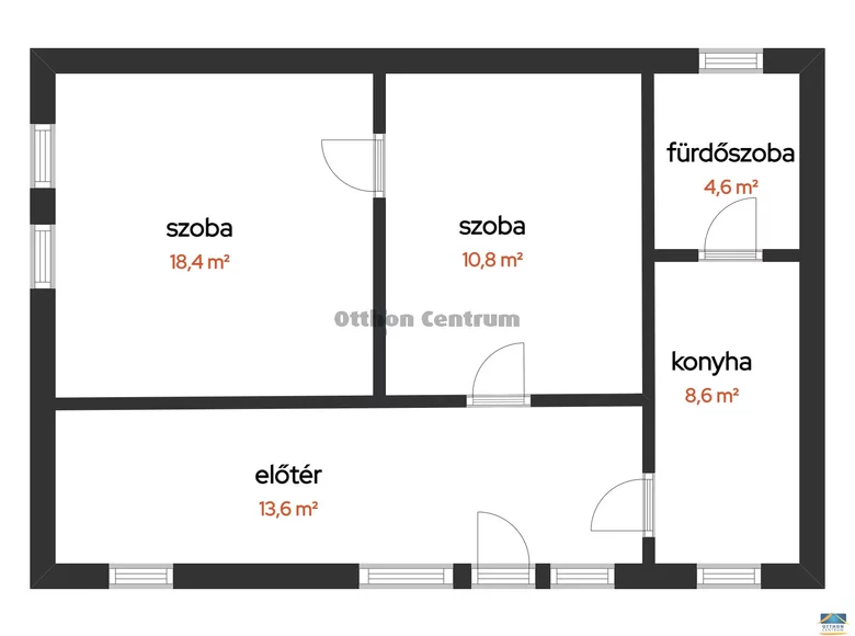 Haus 2 Zimmer 56 m² Tapiogyoergye, Ungarn