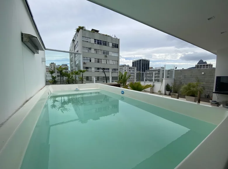 Penthouse 4 pokoi 288 m² Regiao Geografica Imediata do Rio de Janeiro, Brazylia
