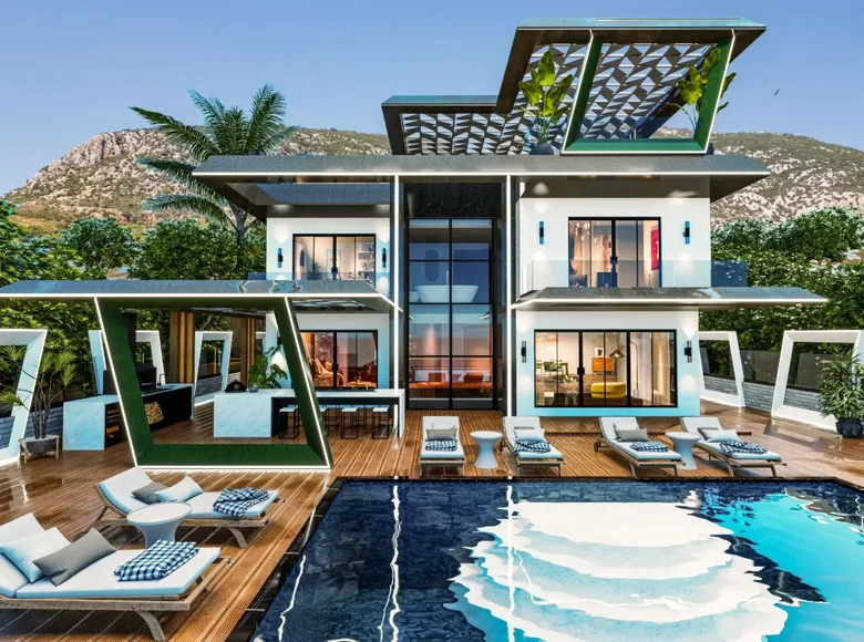 villa de 5 dormitorios 280 m² Mahmutlar, Turquía