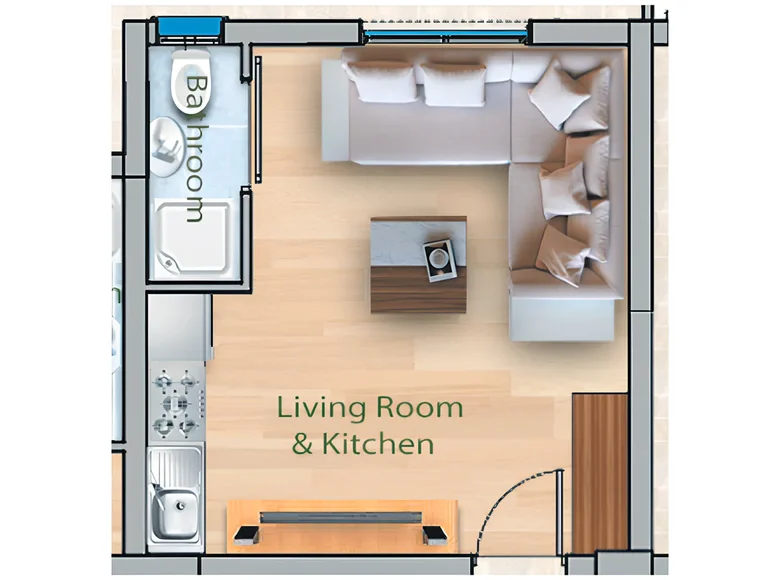 9 room apartment 36 m² Trikomo, Northern Cyprus