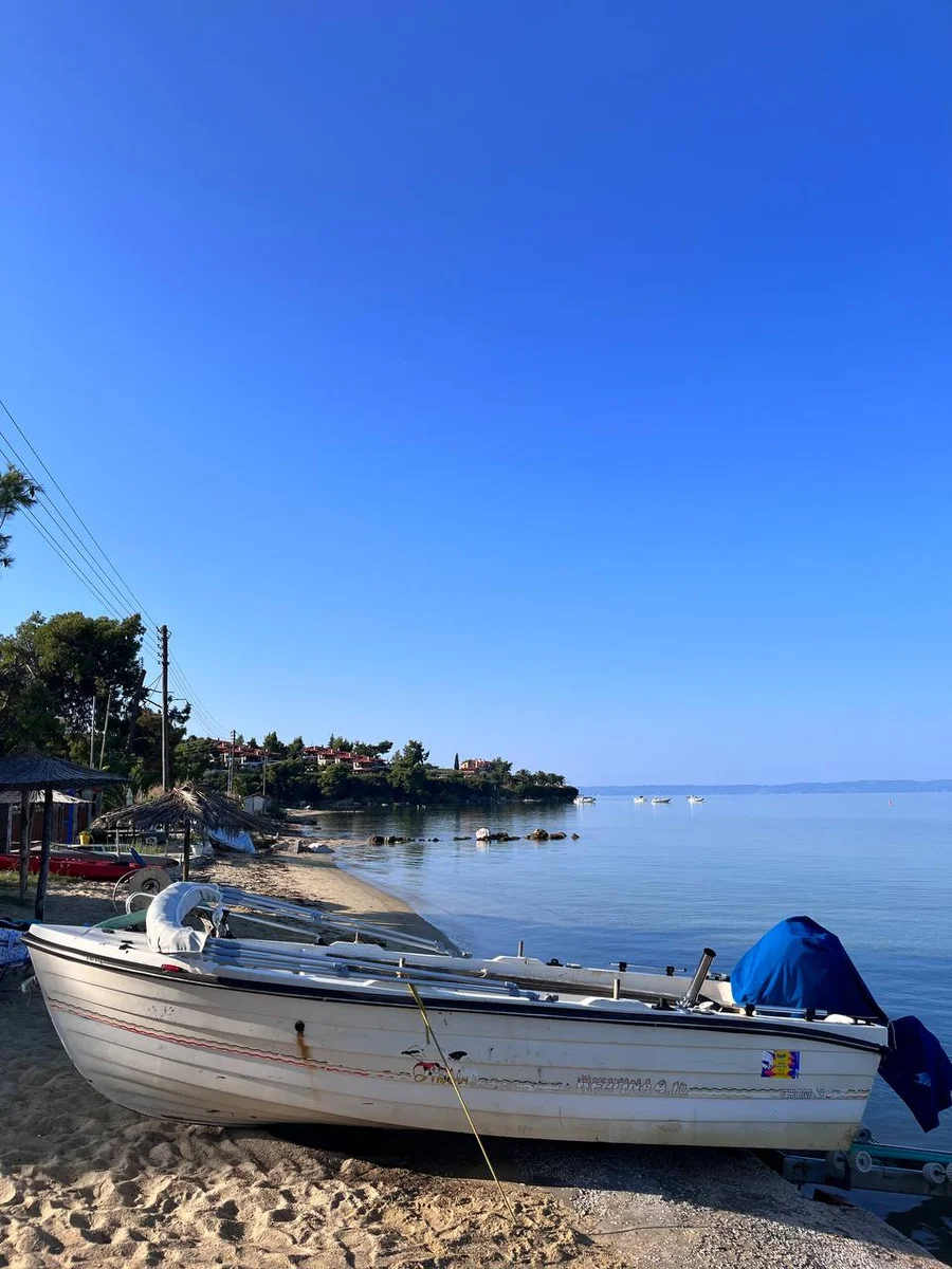 sea and boat view, Greece