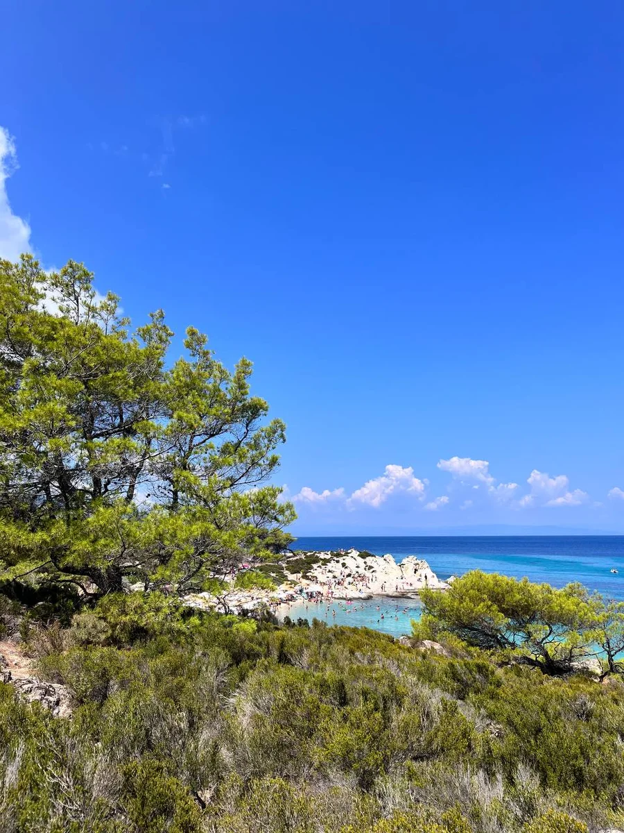 sea and coastal view, Greece 