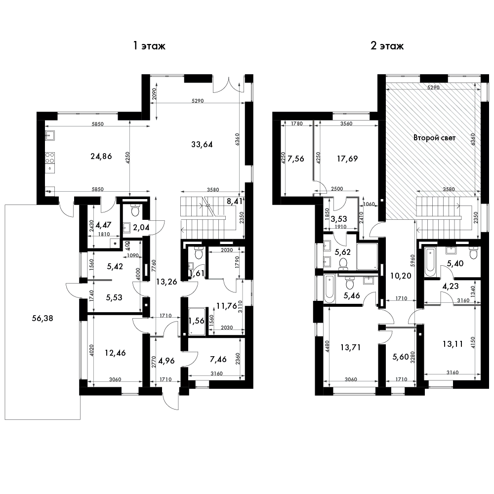 Продается Коттедж 5 комнат 256 м² в Светлые Горы за €462,903 - объявление  #2200885