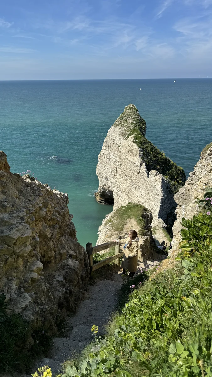 Girl at sea, France