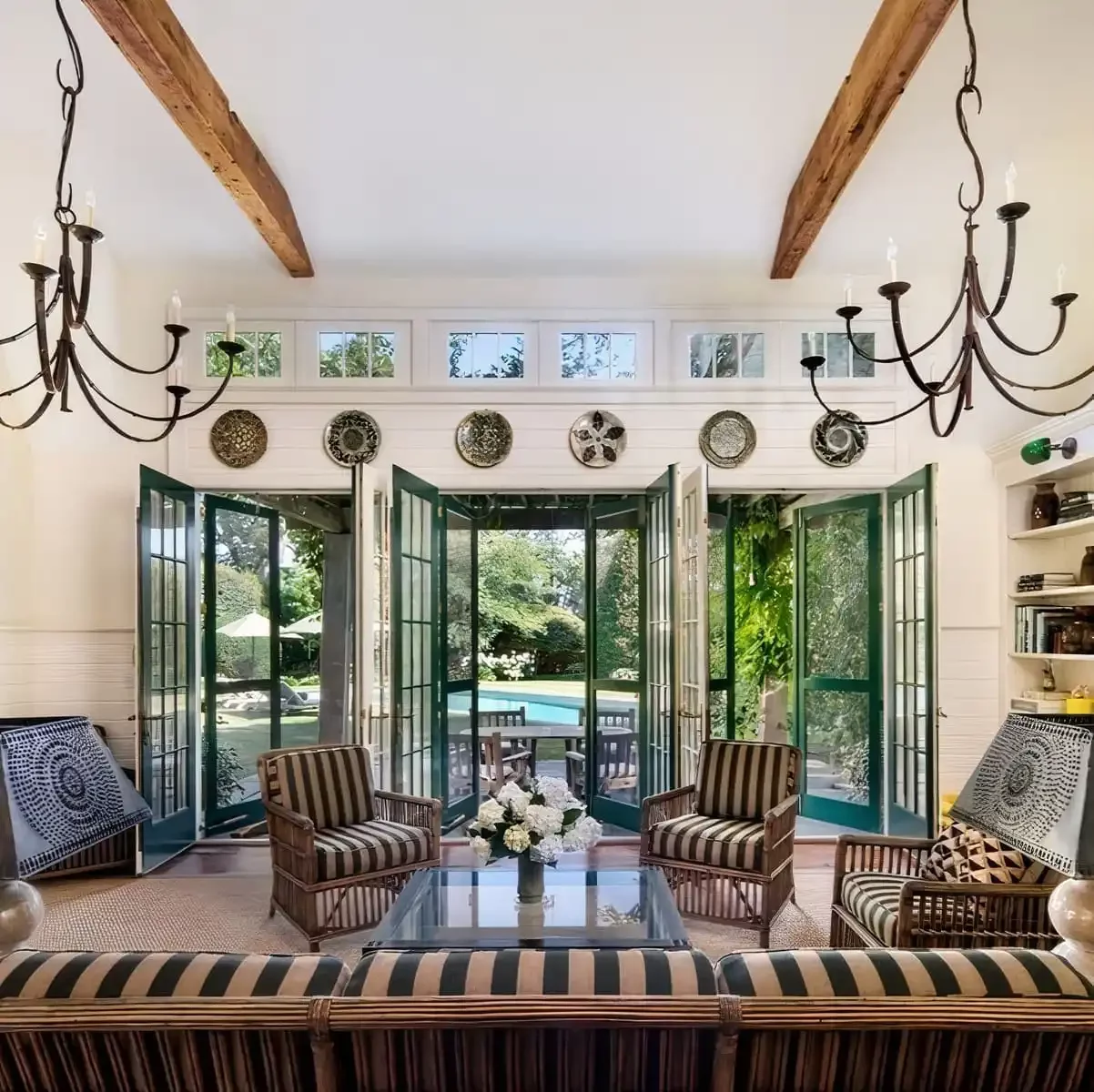 inside Robert Downey Jr.'s house in the form of a windmill.