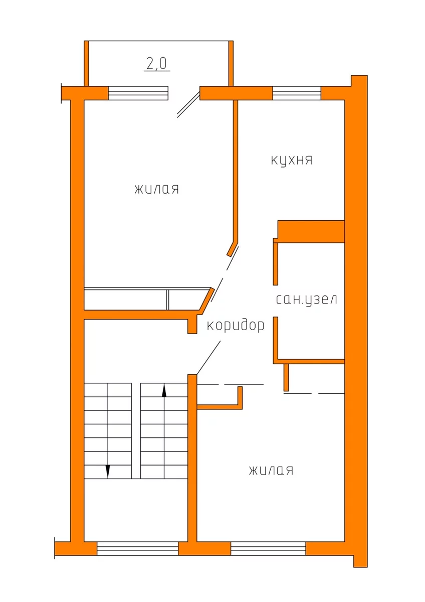 Продается Квартира 2 комнаты 41 м² в Вилейка за Цена по запросу -  объявление #2308447