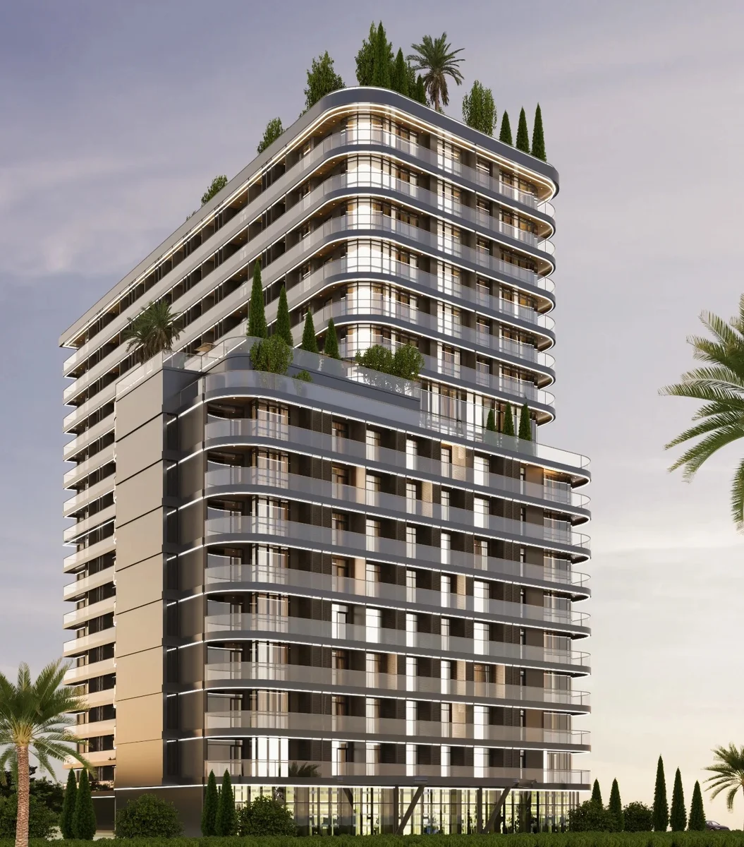 Modern residential complex in Batumi, Georgia