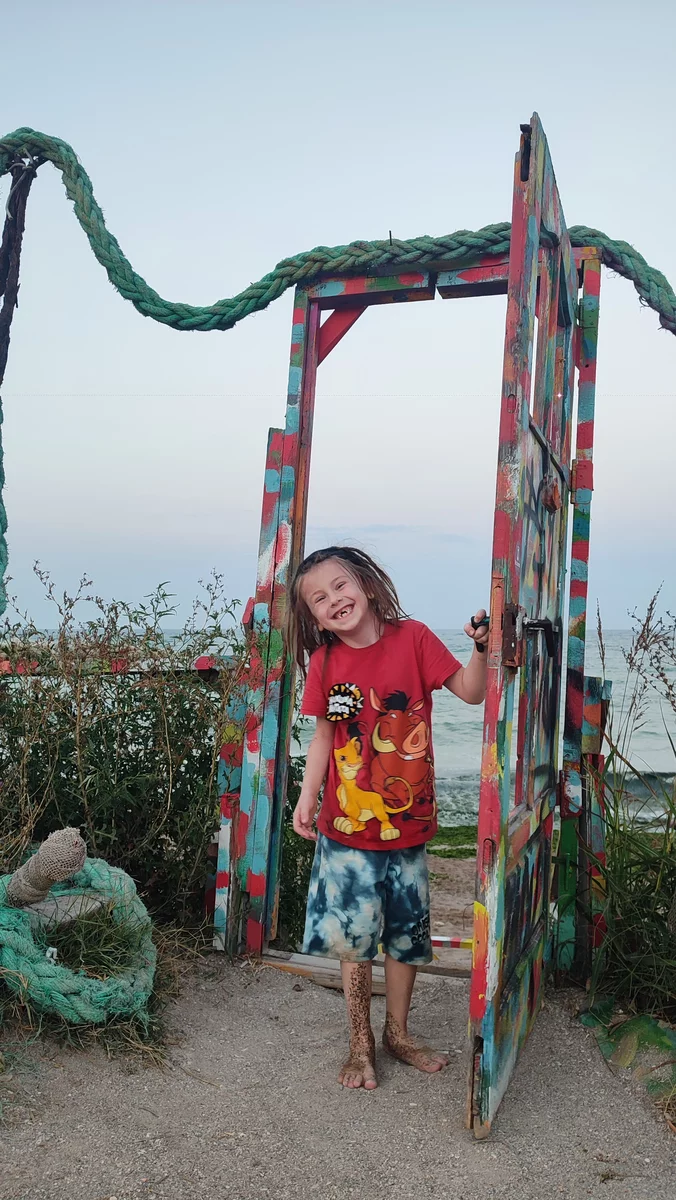 A smiling girl in Romania