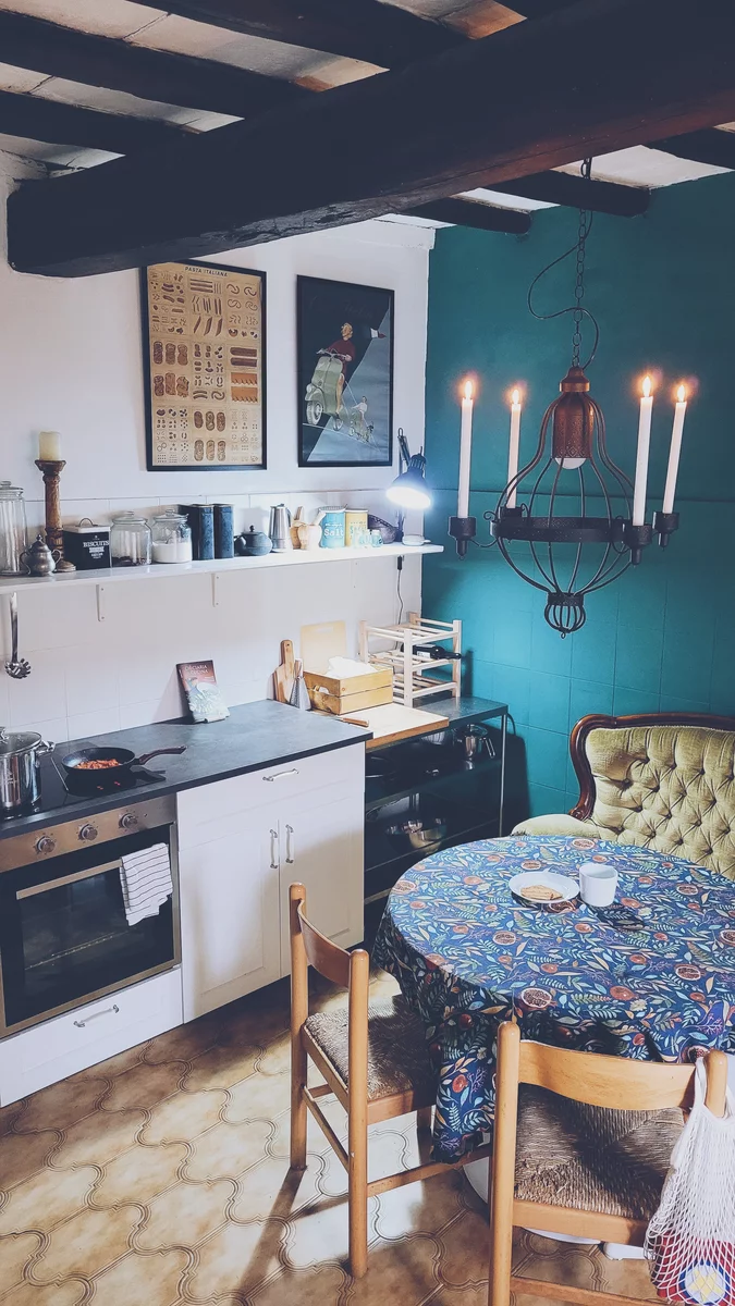 Kitchen in the apartment