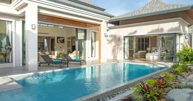 Villa 3 chambres avec Fenêtres double vitrage, avec Meublesd, avec Climatiseur dans Phuket, Thaïlande