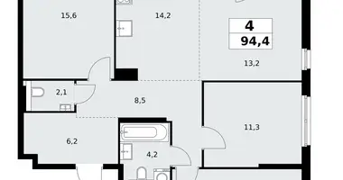 4 room apartment in poselenie Sosenskoe, Russia