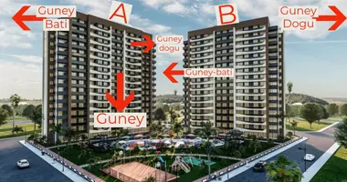 Квартира 2 комнаты в Мезитли, Турция