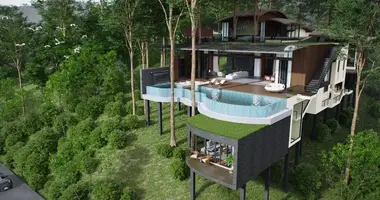 Villa 4 bedrooms with Double-glazed windows, with Furnitured, with Air conditioner in Phuket, Thailand