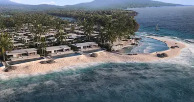 Villa 1 zimmer mit Doppelt verglaste Fenster, mit Balkon, mit Möbliert in Candidasa, Indonesien