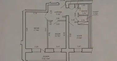 2 room apartment in Minsk, Belarus
