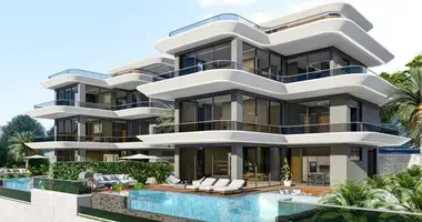 Villa 5 chambres avec Piscine, avec Jardin, avec Vue sur la montagne dans Alanya, Turquie