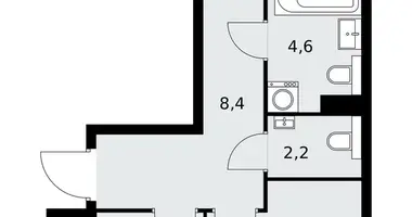 Appartement 2 chambres dans poselenie Sosenskoe, Fédération de Russie