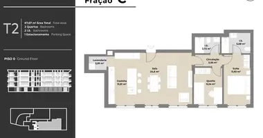 Apartamento 3 habitaciones en Barcarena, Portugal