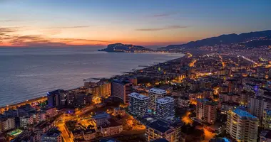 Penthouse 4 bedrooms with Balcony, with Air conditioner, with Sea view in Alanya, Turkey