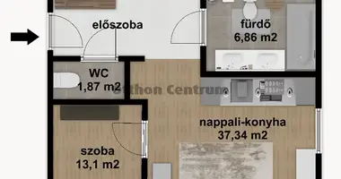 Apartamento 4 habitaciones en Budapest, Hungría