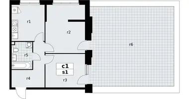 Apartamento 2 habitaciones en poselenie Sosenskoe, Rusia