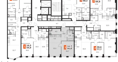 1 room apartment in Moscow, Russia