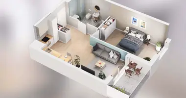 Apartamento 2 habitaciones en Poznan, Polonia