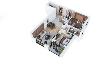 Wohnung 3 zimmer in Bar, Montenegro