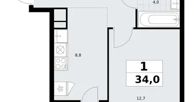 Appartement 1 chambre dans Postnikovo, Fédération de Russie