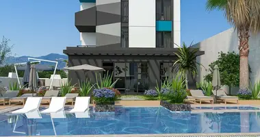 Penthouse 4 rooms with balcony, with air conditioning, with mountain view in Avsallar, Turkey
