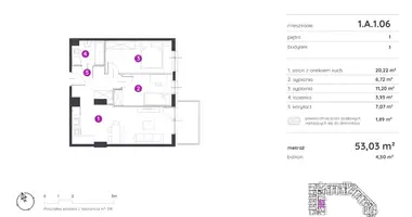 Apartamento 3 habitaciones en Poznan, Polonia