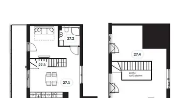 Apartamentos multinivel 2 habitaciones en Hel, Polonia