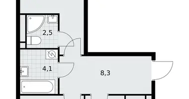 Apartamento 2 habitaciones en Postnikovo, Rusia