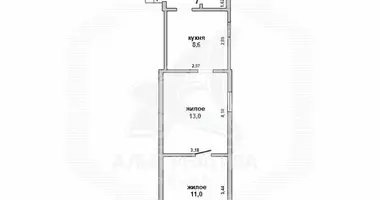 Wohnung 2 Zimmer in Brest, Weißrussland