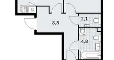 3 room apartment in poselenie Sosenskoe, Russia