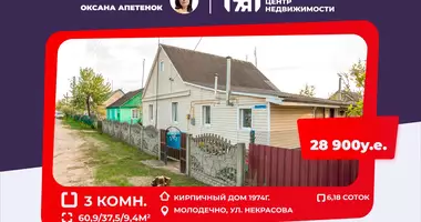 Haus 3 Zimmer in Maladsetschna, Weißrussland