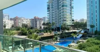2 room apartment with double glazed windows, with balcony, with furniture in Alanya, Turkey