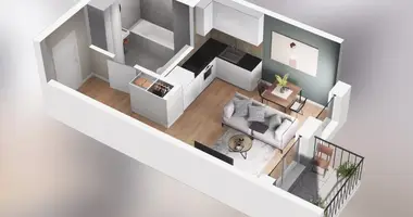 1 bedroom apartment in Poznan, Poland