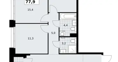 Appartement 3 chambres dans Kommunarka, Russie