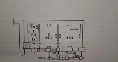 2 room apartment in Odesa, Ukraine