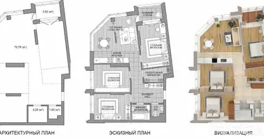 Apartamento 1 habitación en Minsk, Bielorrusia