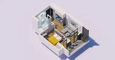 Apartamento 2 habitaciones en Batumi, Georgia