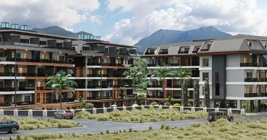 Ático Ático 4 habitaciones con Balcón, con Aire acondicionado, con estacionamiento en Alanya, Turquía