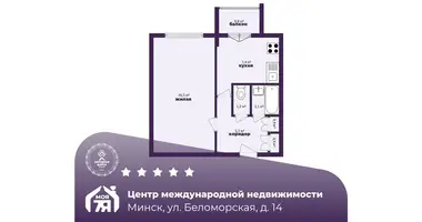 Квартира 1 комната в Минск, Беларусь