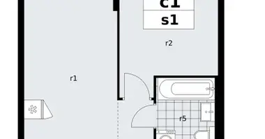 Apartamento 1 habitación en poselenie Sosenskoe, Rusia