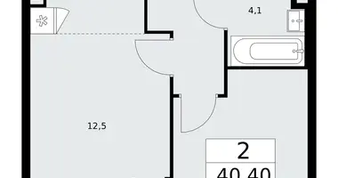 Apartamento 2 habitaciones en poselenie Sosenskoe, Rusia