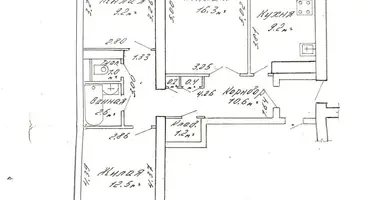 Apartamento 3 habitaciones en Minsk, Bielorrusia